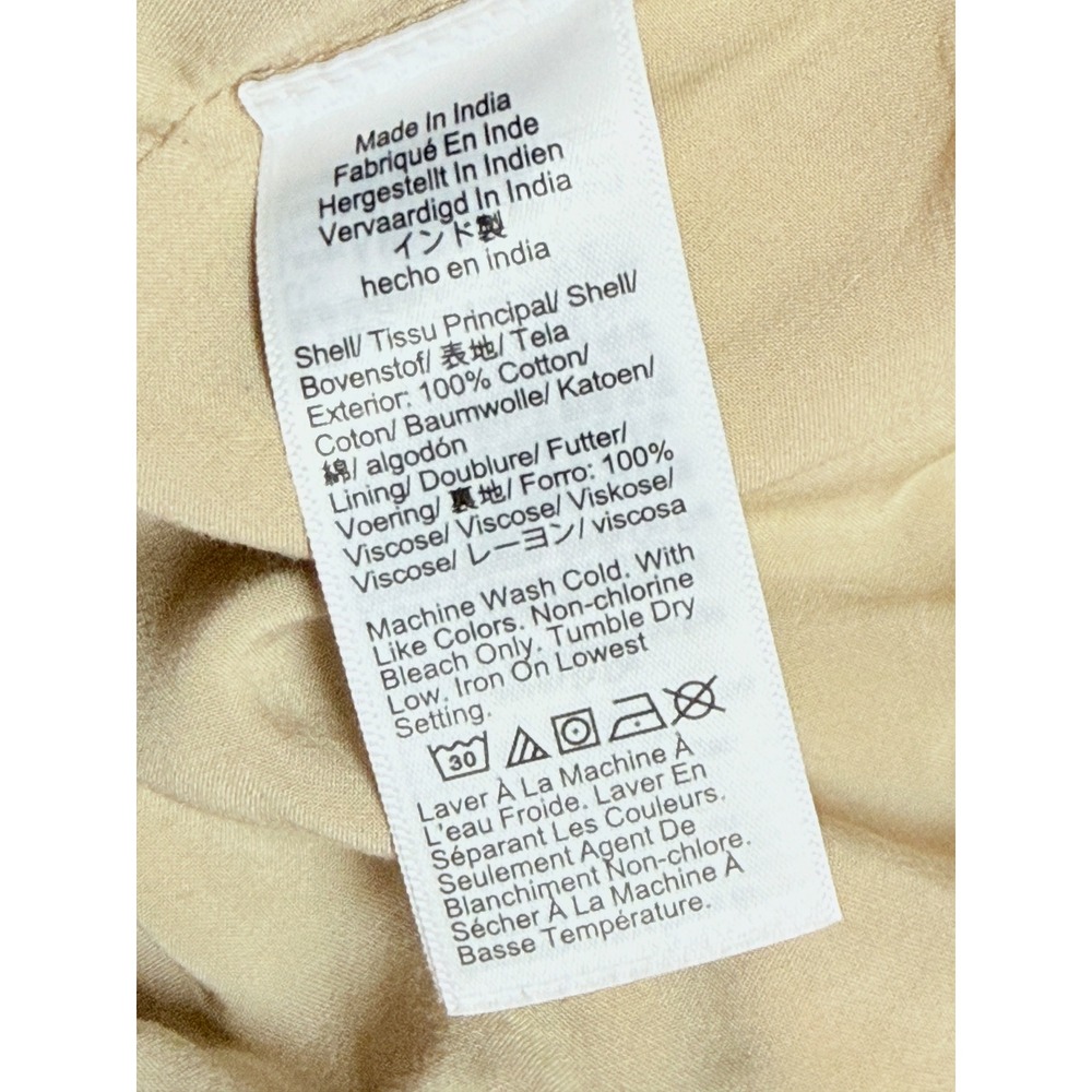J. Crew Sz 4 Mini Bubble-Hem Skirt in Cotton Poplin in tan $98 - Picture 6 of 10